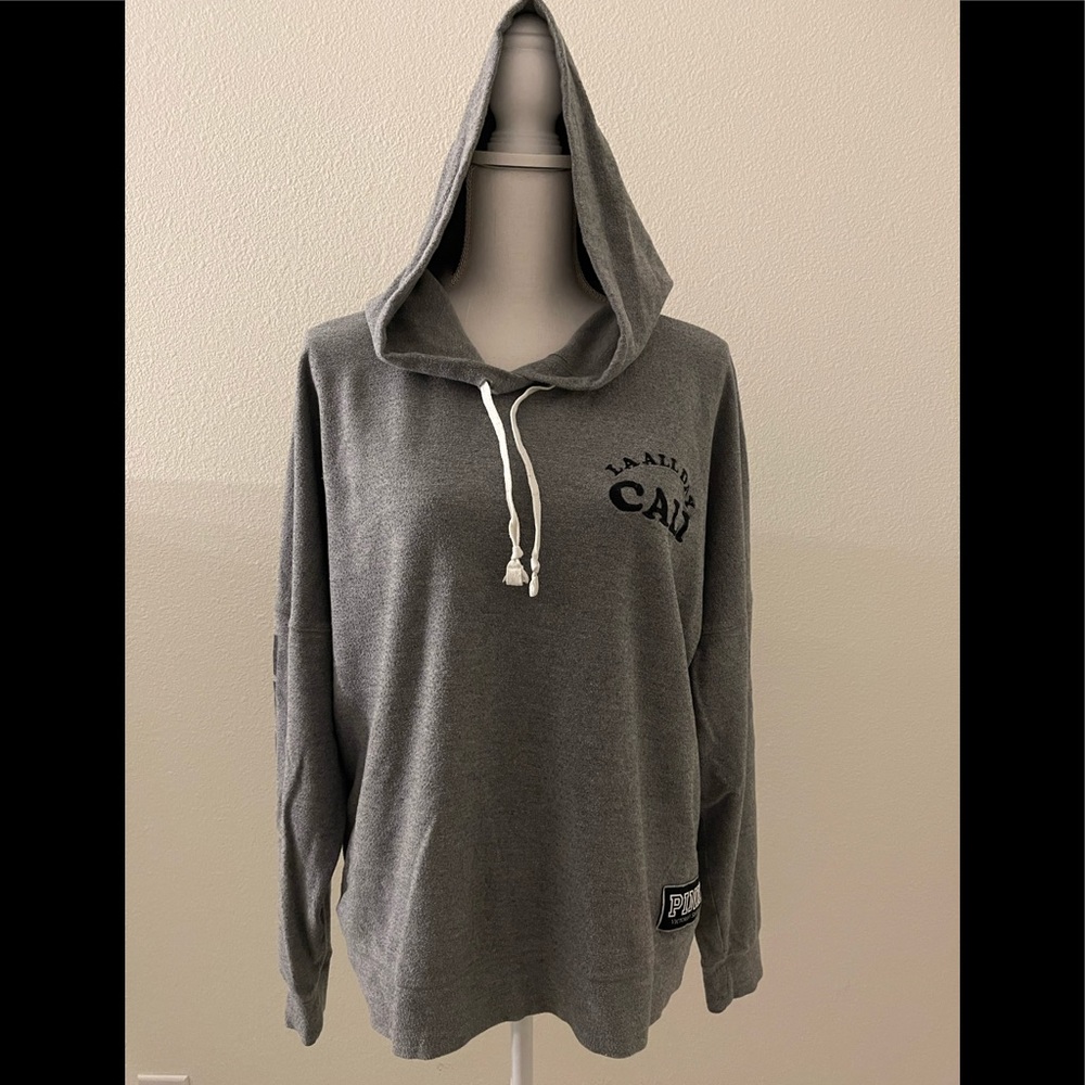 Victoria’s Secret PINK gray Los Angeles LA all day hoodie
